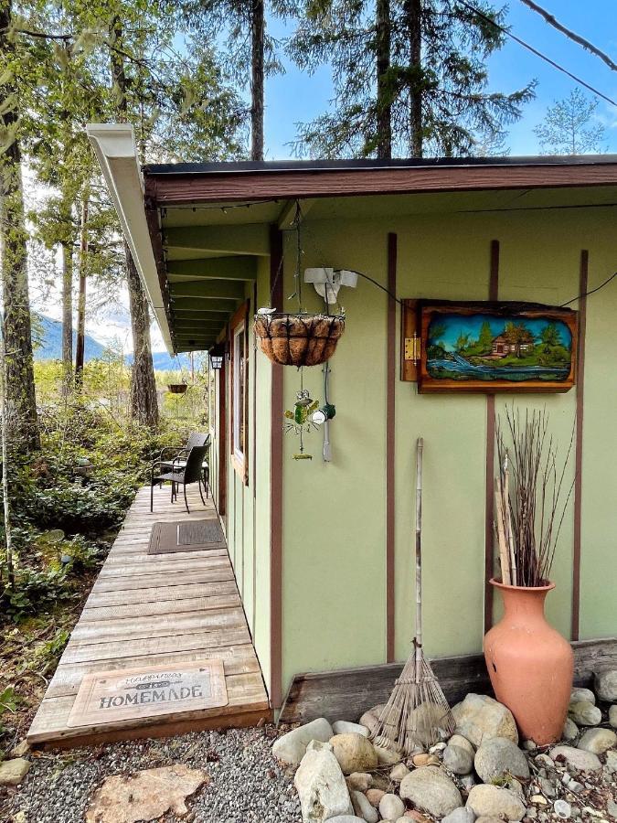 Mt Rainier Little Green Cabin On Big Creek! Ashford Ngoại thất bức ảnh