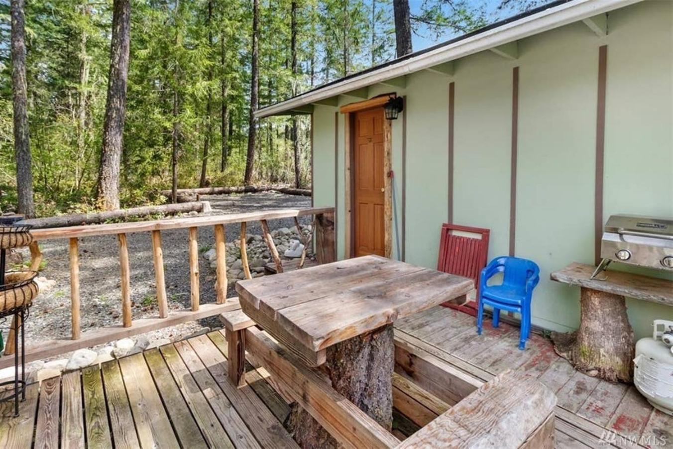 Mt Rainier Little Green Cabin On Big Creek! Ashford Ngoại thất bức ảnh