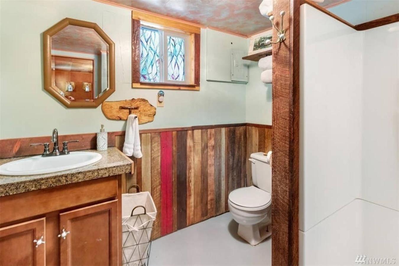 Mt Rainier Little Green Cabin On Big Creek! Ashford Ngoại thất bức ảnh