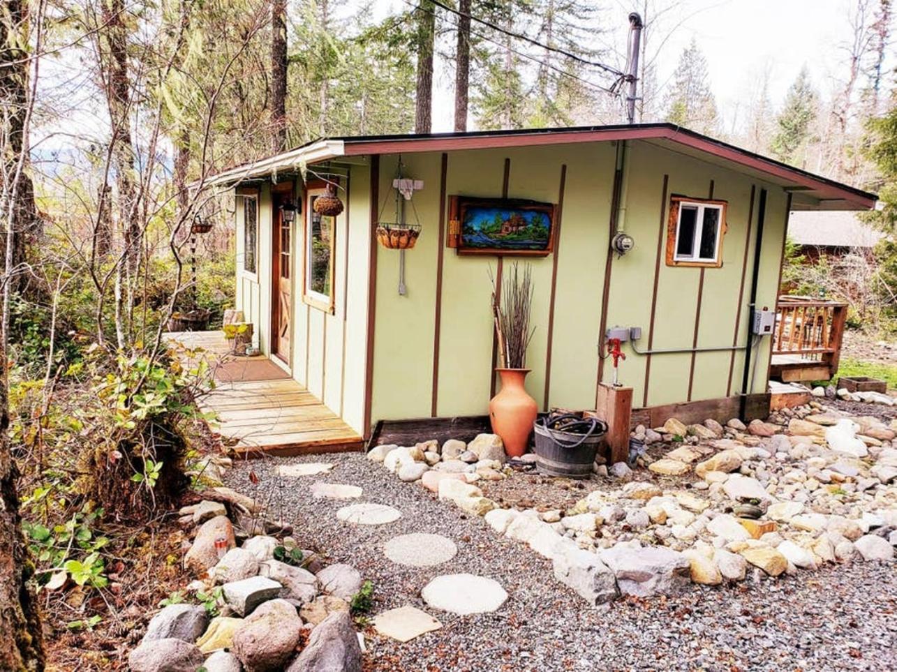 Mt Rainier Little Green Cabin On Big Creek! Ashford Ngoại thất bức ảnh